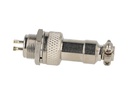 TP-GX12-4P — CONECTORES (PAR GX12 4 PIN MACHO/HEMBRAPARA PANEL Y EXTENSION 5A/125VCA, 12mm