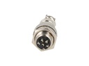 TP-GX12-6P — CONECTORES (PAR GX12 6PIN MACHO/HEMBRAPARA PANEL Y EXTENSION 4A/125VCA, 12mm