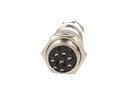 TP-GX16-8P — CONECTORES (PAR GX16 8 PIN MACHO/HEMBRAPARA PANEL Y EXTENSION 4A/125VCA 16mm