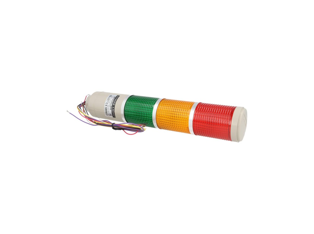 MT5C3CL-3 — TORRETA INDUSTRIAL 220VCA 3 COLORES 56mmCON FLASH