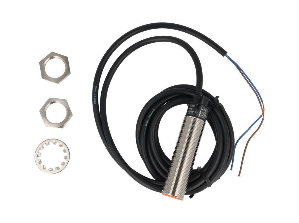 PRL18-5AC — SENSOR INDUCTIVO NC, SENSADO DE 5MM, 90-250VCA