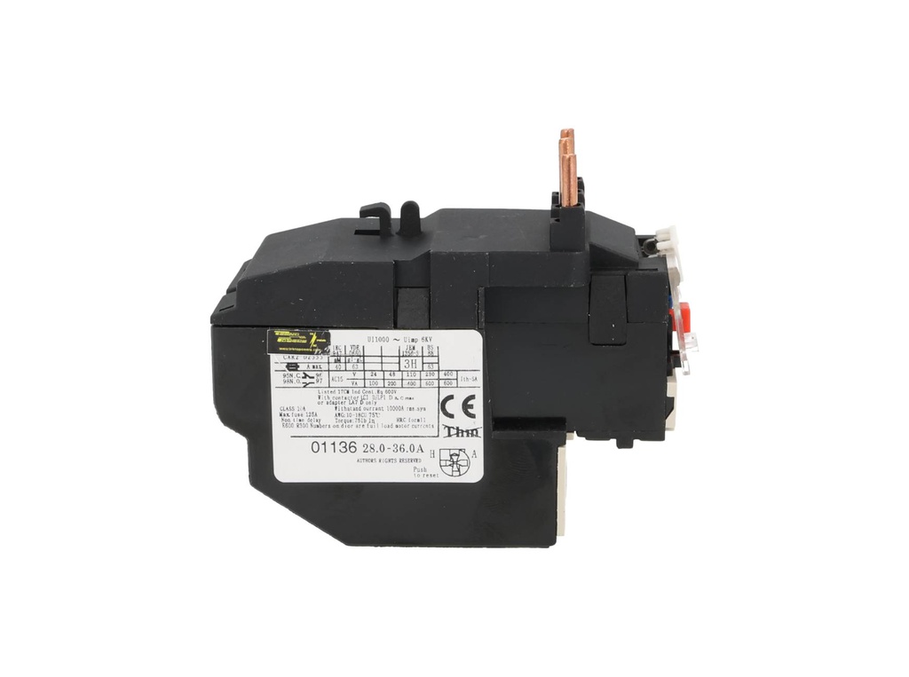 CAR2-D23-36A — RELE TERMICO PARA LC1 28-36A (TRABAJOLIVIANO) 