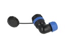 TP-SP28-AP16P — CONECTORES PANEL/ANGULO (PAR) 16PIN, IMPPERMEABLES, IP68, 5A/250VCA DIAMETRO DE BARRENO 28mm, PIN COBRE CHAPEADO EN DORADO/PLATEADO