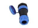 TP-SP28-SP26P — CONECTORES PANEL/RECTO (PAR) 26PIN, IMPERMEABLES IP68, 5A/250VCA, DIAMETRO DE BARRENO 28mm