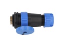 TP-SP28-SP26P — CONECTORES PANEL/RECTO (PAR) 26PIN, IMPERMEABLES IP68, 5A/250VCA, DIAMETRO DE BARRENO 28mm