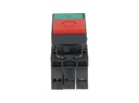 TP-XB5-DLGR — BOTON PULSADOR PLASTICO DOBLE CON LED 22mm1NA+1NC VERDE/ROJO 220/240VCA *NO SON A PRUEBA DE EXPLOSION*