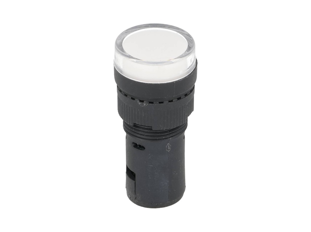 TP-LI16-W24 — LAMPARA PILOTO TIPO LED 24VDCON AC ø16mm, COLOR BLANCO *NO SON A PRUEBA DE EXPLOSION*