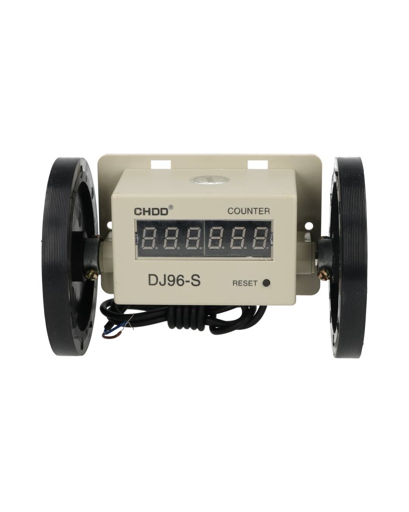 DJ96-S110 — CUENTAMETROS CON RUEDAS DIGITAL, 110VCA 5 DIGITOS 350RPM MAX. DIAMETRO DE RUEDA 96.5mm