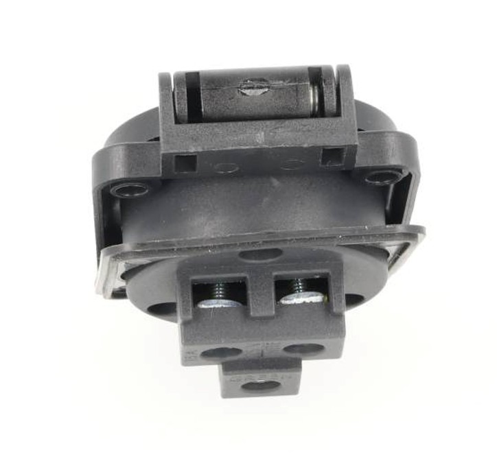 AL12500 — TOMA CORRIENTE COLOR NEGRO MONTAJE PANEL