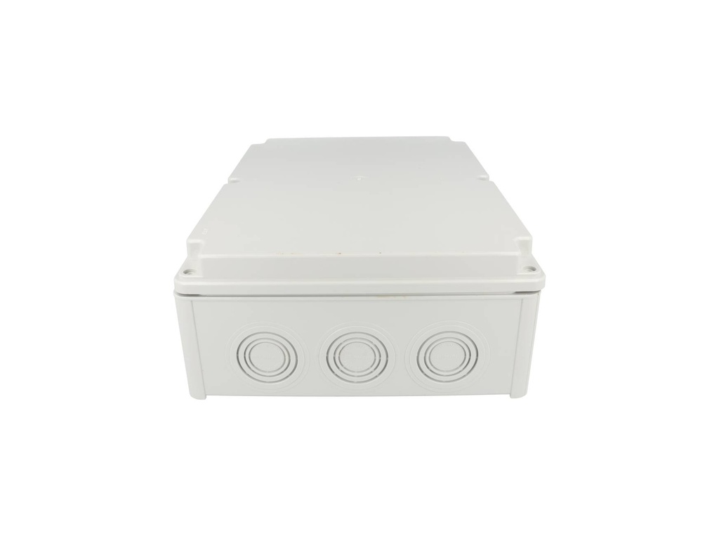 40203005 — CAJA CON KNOCKOUTS PRE-PERFORADOS PLASTICA ABS DE CONEXIONES 218X298X96.5MM. GRIS IP67