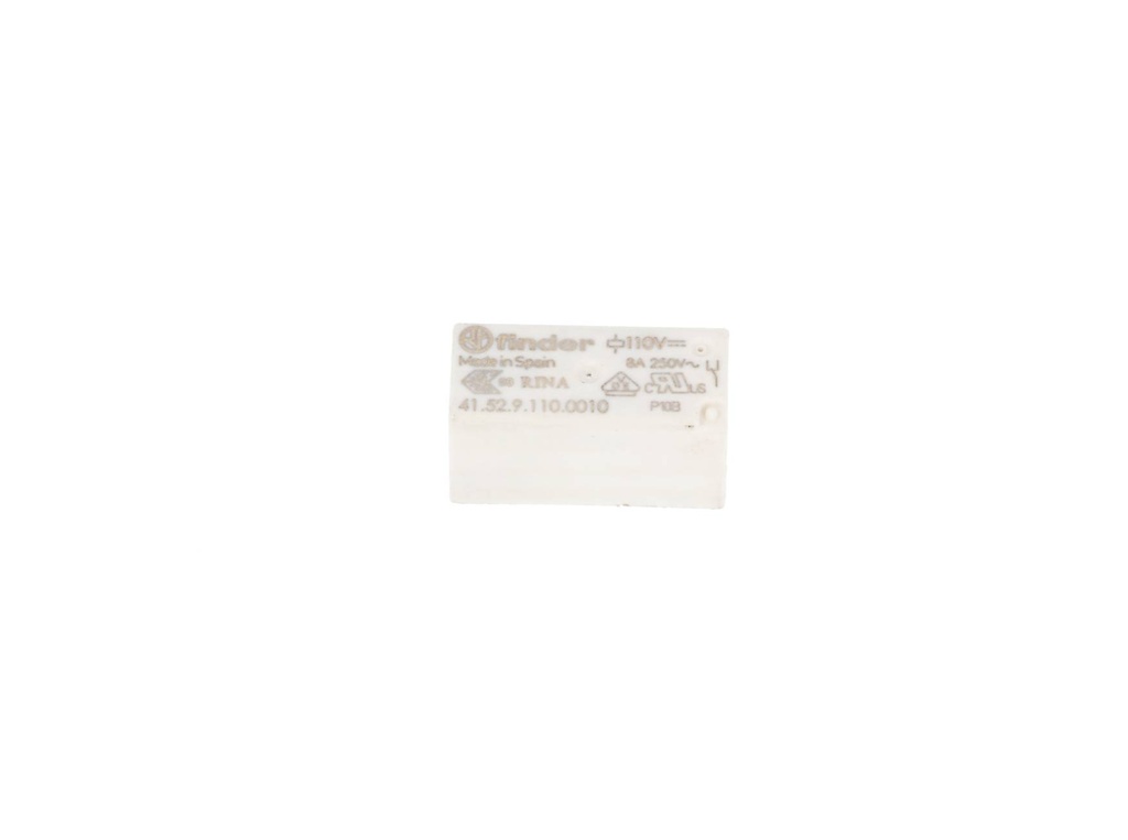415291100010 — RELE 110VCD 2P2T 8AMP.