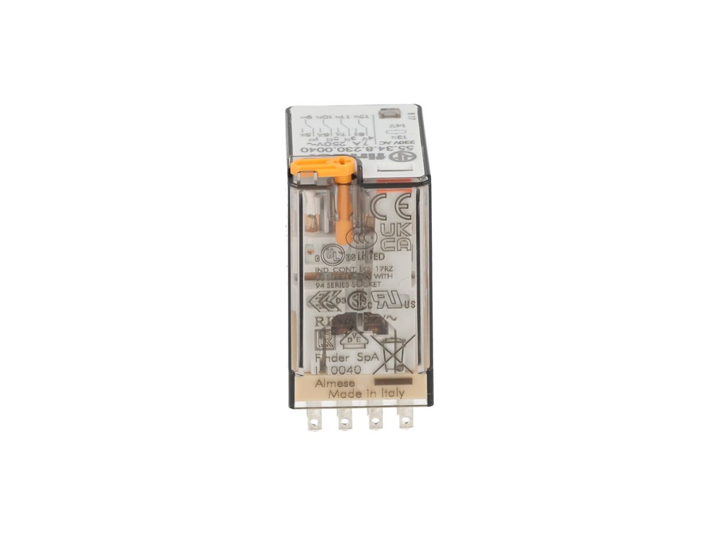 553482300040 — RELE 230VCA 4P2T 10AMP.