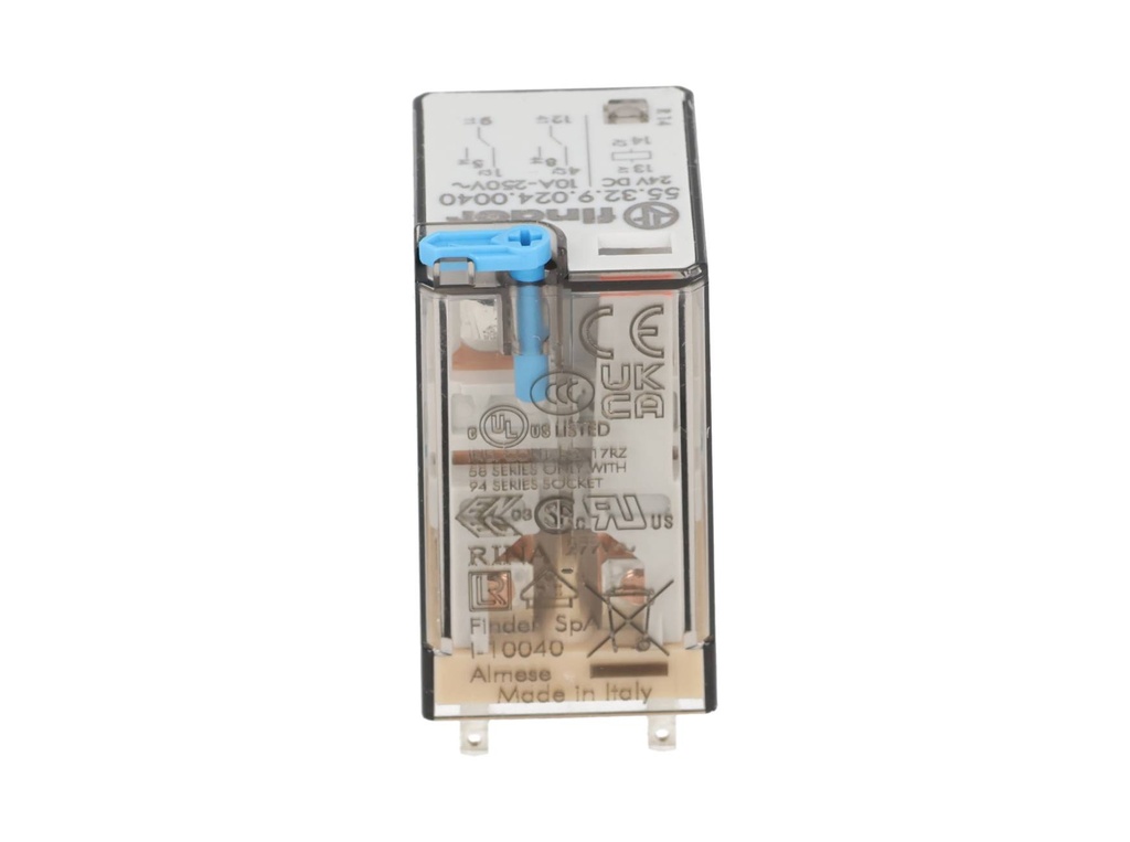 553290240040 — RELE 24VCD 2P2T 10AMP.