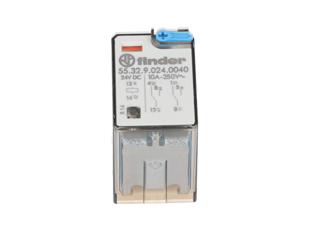 553290240040 — RELE 24VCD 2P2T 10AMP.