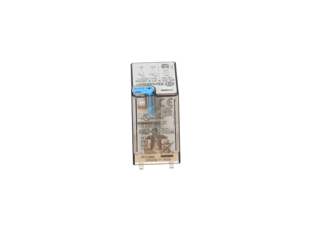 553290120040 — RELE 12VCD 2P2T 10AMP.