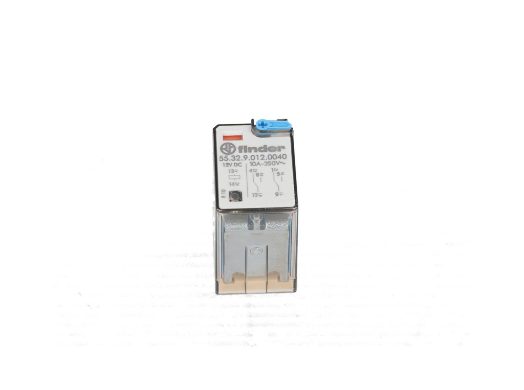 553290120040 — RELE 12VCD 2P2T 10AMP.