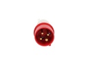 TP-CIP-3PT16 — CONECTOR INDEPENDIENTE MACHO PARA EXTENSION 3P+T 16A415VCA,  ( PARA HEMBRAS #TP-CIS-3PT16E/TP-CIS-3PT16H/TP-CIS-3PT16S) 