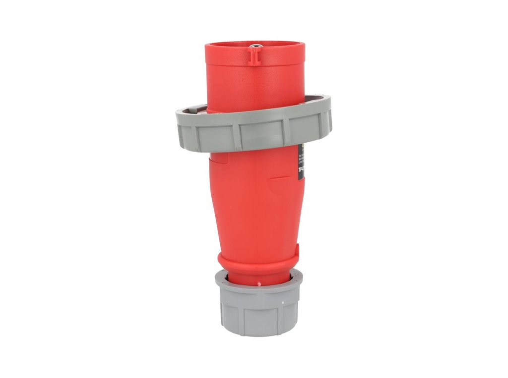 TP-CIP-3PT16LT — CONECTOR INDEPENDIENTE MACHO PARA EXT. CON CANDADO3P+T 16A, 415VCA (PARA HEMBRAS #TP-CIS-3PT16HET/ TP-CIS-3PT16ST) 