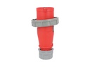TP-CIP-3PT16LT — CONECTOR INDEPENDIENTE MACHO PARA EXT. CON CANDADO3P+T 16A, 415VCA (PARA HEMBRAS #TP-CIS-3PT16HET/ TP-CIS-3PT16ST) 
