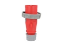 TP-CIP-3PT16LT — CONECTOR INDEPENDIENTE MACHO PARA EXT. CON CANDADO3P+T 16A, 415VCA (PARA HEMBRAS #TP-CIS-3PT16HET/ TP-CIS-3PT16ST) 