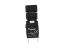 D100DDB — BOTON PULSADOR 16mm, NO ILUMINADO BLANCORASANTE MOMENTANEO RECTANGULAR, INCLUYE 1CON NA (MAXIMO 2 CONTACTOS) 