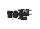 D100YDB — BOTON PULSADOR 16mm, NO ILUMINADO BLANCORASANTE MOMENTANEO RESTADO NDO, INCLUYE 1CON NA (MAXIMO 2 CONTACTOS) 