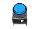 S16PR-E1B — BOTON PULSADOR 16mm, NO ILUMINADO AZUL, REDONDO  SIN CONTACTO INCLUIDO 