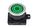 S3PF-P3G — BOTON PULSADOR RASANTE LED VERDE 30MM