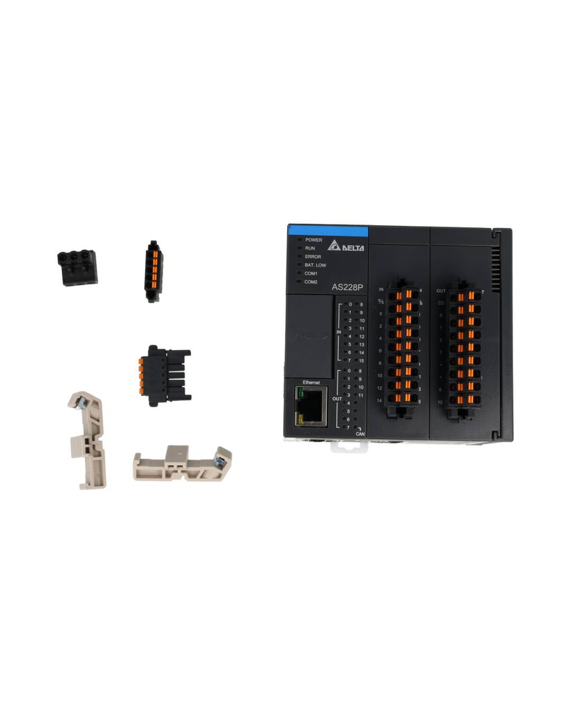AS228P-A – CONTROLADOR PLC 110-240VCA, AS200 CPU, SALIDA DE FUENTE PNP