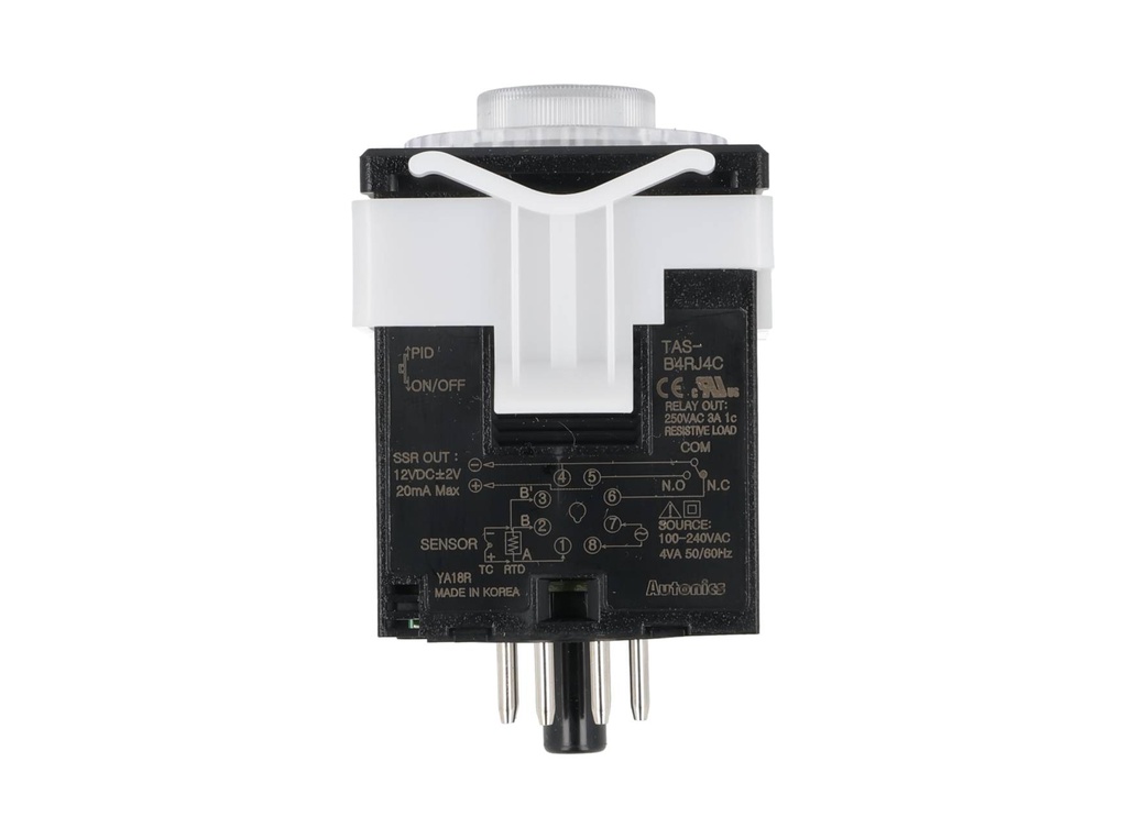 TAS-B4RJ4C — CONTROLADOR /TEMP. ANALOG. J 0-400°C SALIDA RELEVADOR 48X48X79mm