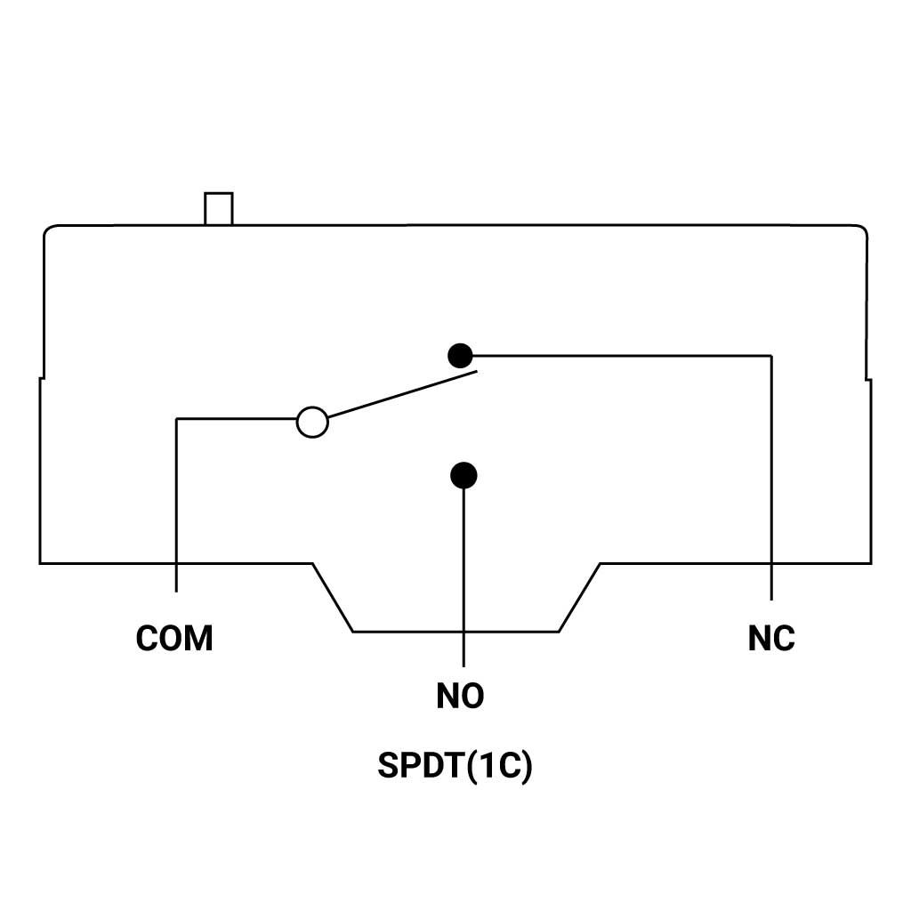 XZ-15GQ-B — MICROSWITCH MINIATURA DE BOTON GRANDE, 1NA+1NC 15A/125C