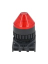 L2RR-L2R — LAMPARA PILOTO LED ROJO 22mm, TIPO PUNTA, 