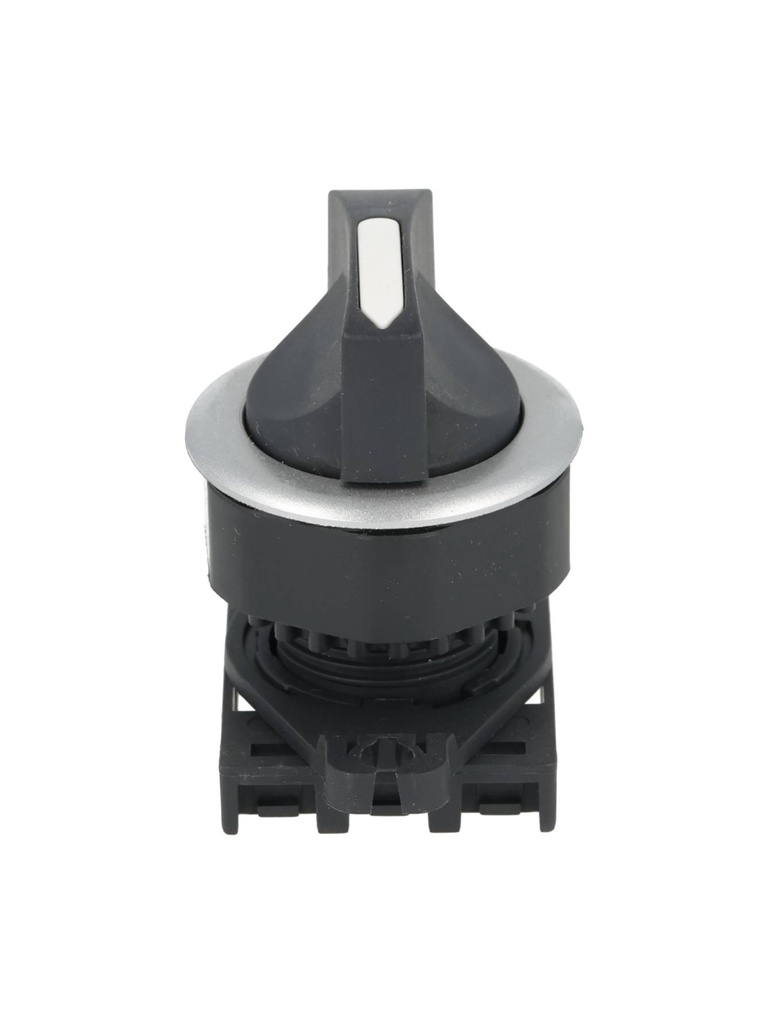 S3SF-S8W — SWITCH SELECTOR BLANCO MANIJA LARGA 30mm3 POSICIONES MANTENIDO