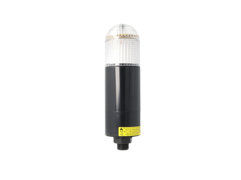 PTD-TCF-102-RYGB — TORRETA INDUSTRIAL 56mm TIPO DOMO MONTAJE SUPERFICIE 24VCA/CD, ROJO, AMARILLO, VERDE, CUERPO NEGRO