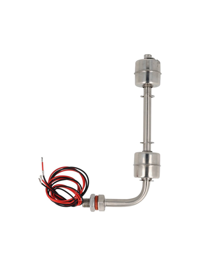 TP-L2SC-150 — FLOTADOR DOBLE CURVO DE NIVEL 150MM  ACERO INOXIDABLE 304, 200Cº 240VCA/100VCD/2A ROSCA 1/8&quot;