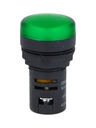 NP16-22DSG — LAMPARA PILOTO TIPO LED UL 220VAC, ø22mmCOLOR VERDE *NO SON A PRUEBA DE EXPLOSION*