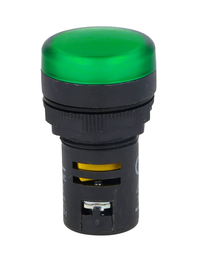 NP16-22DSG — LAMPARA PILOTO TIPO LED UL 220VAC, ø22mmCOLOR VERDE *NO SON A PRUEBA DE EXPLOSION*