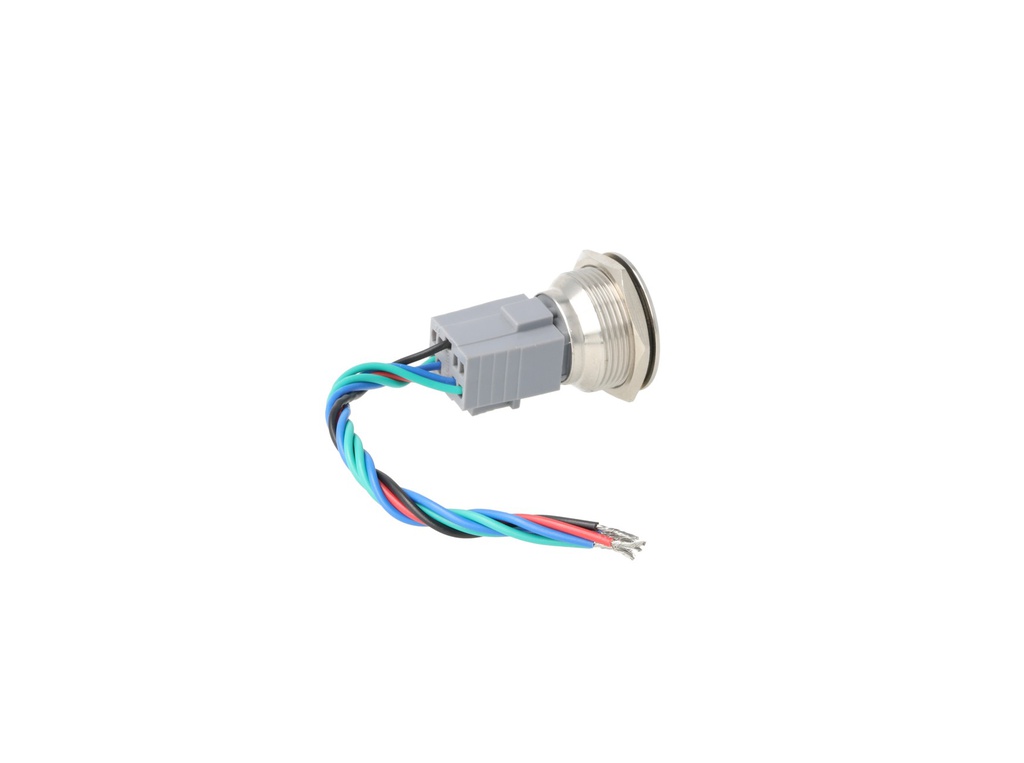 TP-MM30-RR24 — INTERRUPTOR METALICO 30mm 24V OFF-MOMENTANEO, NA