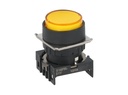 S16PR-E1Y — BOTON PULSADOR 16mm, NO ILUMINADO AMARILLO, REDONDO SIN CONTACTO INCLUIDO 
