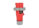TP-CIP-3PT16LT — CONECTOR INDEPENDIENTE MACHO PARA EXT. CON CANDADO3P+T 16A, 415VCA (PARA HEMBRAS #TP-CIS-3PT16HET/ TP-CIS-3PT16ST) 