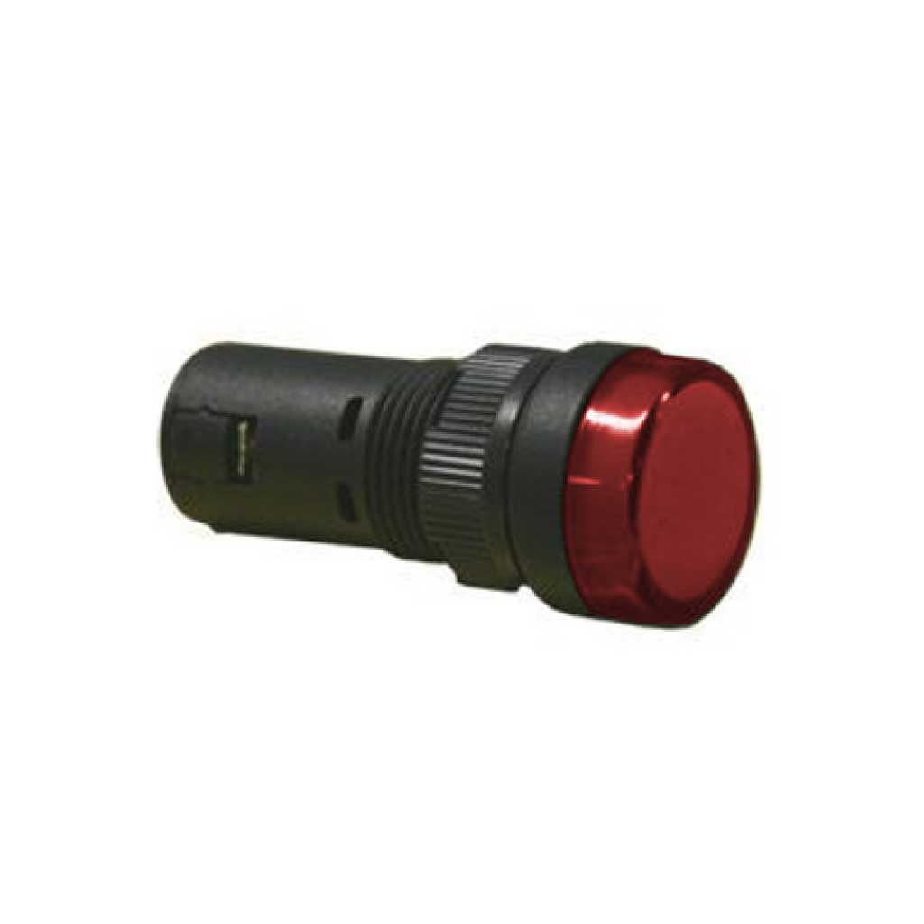 TP-LI16-R24 — LAMPARA PILOTO TIPO LED 24VDCON AC ø 16mmCOLOR ROJO *NO SON A PRUEBA DE EXPLOSION*