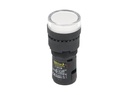 TP-LI16-W24 — LAMPARA PILOTO TIPO LED 24VDCON AC ø16mm, COLOR BLANCO *NO SON A PRUEBA DE EXPLOSION*
