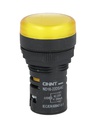 NP16-22DSY — LAMPARA PILOTO TIPO LED UL 220VAC, ø22mmCOLOR AMARILLO *NO SON A PRUEBA DE EXPLOSION*