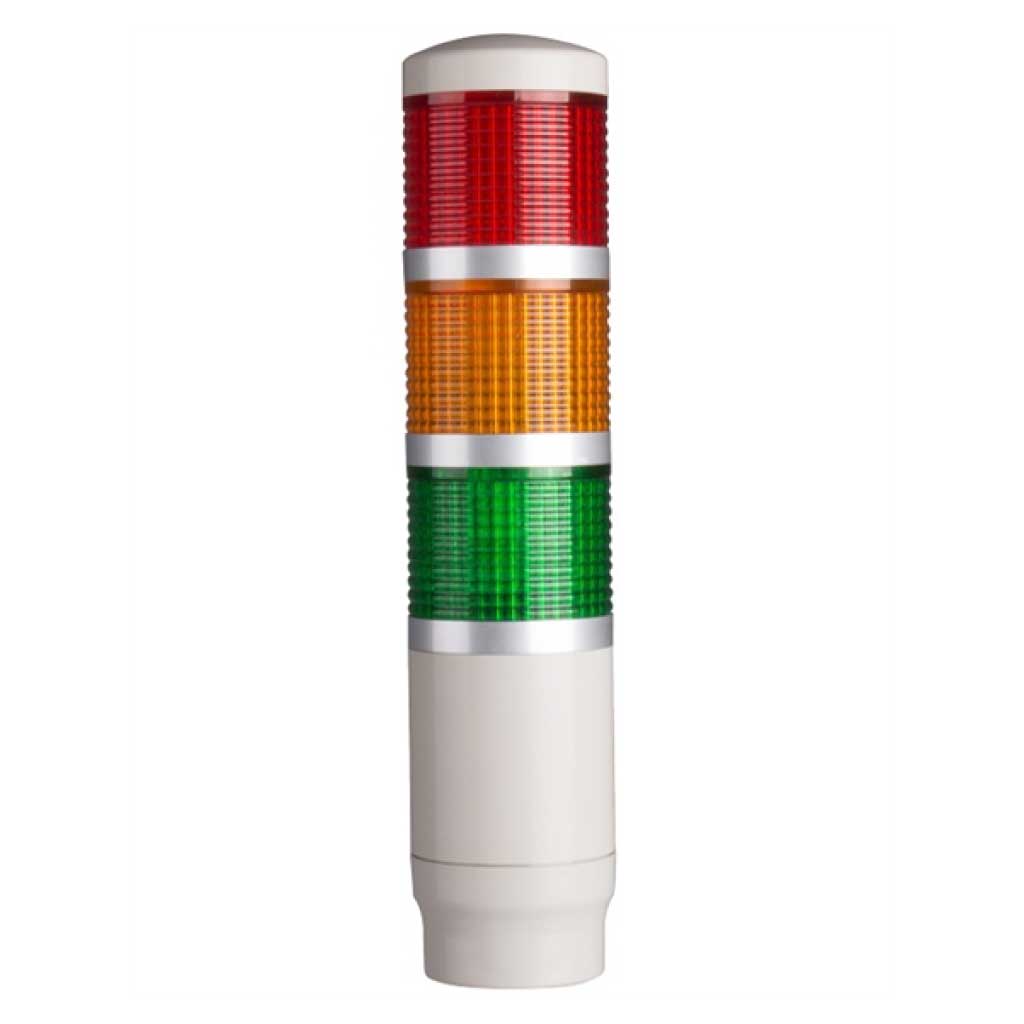 PMEF-302-3 — TORRETA IND 3 COLORES 45mm 24VCA/CD CON FLASH