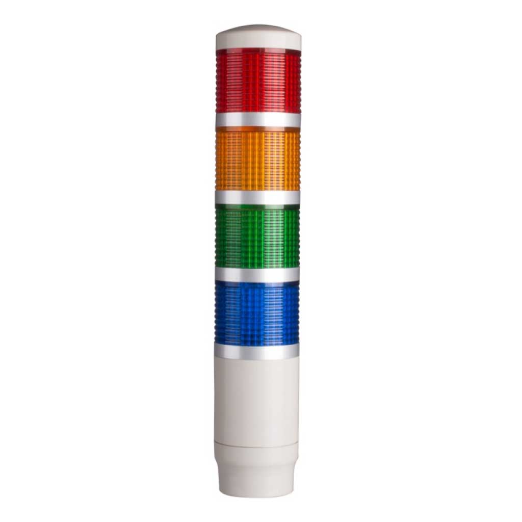 PMEF-401-4 — TORRETA IND 4 COLORES 45mm 12VCA/CD CON FLASH