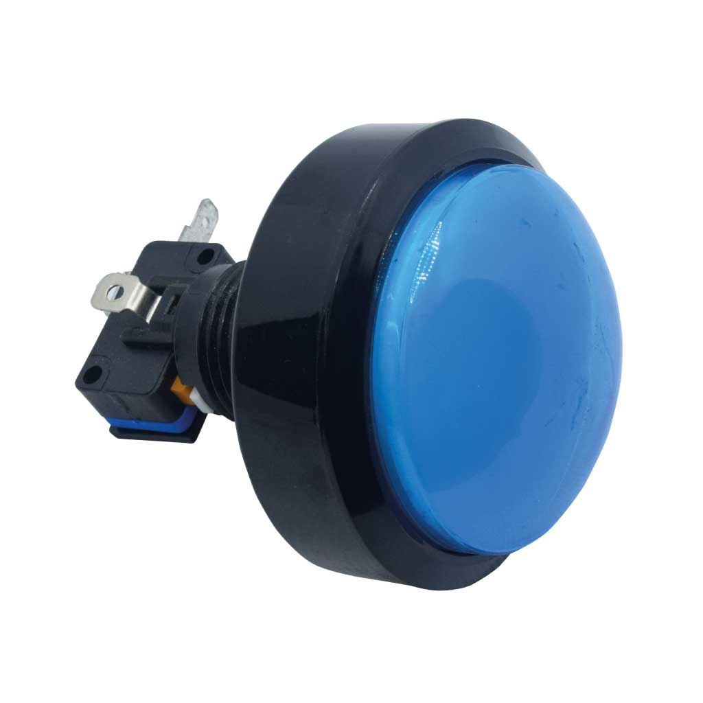 TP-VGS-B — SWITCH AZUL P/CONSOLA TIPO ARCADE 60MM, BARRENO 24MM