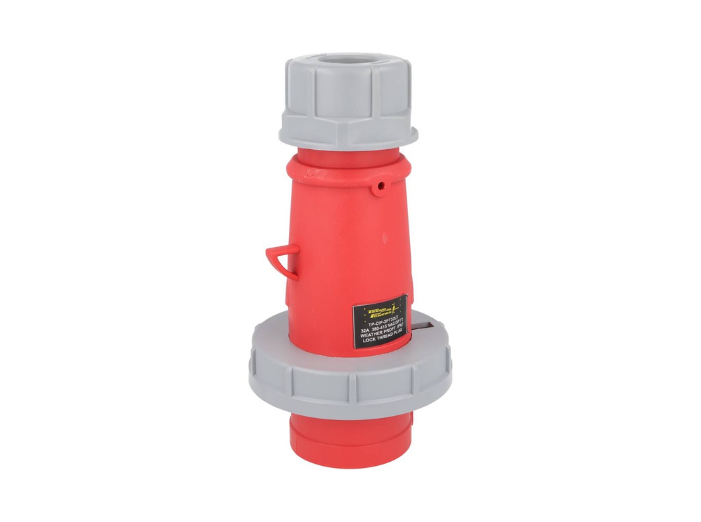TP-CIP-3PT32LT — CONECTOR INDUSTRIAL MACHO PARA EXTERIOR CON CANDADO