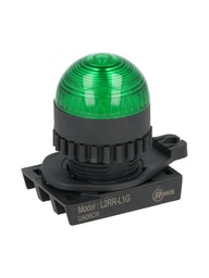 [L2RR-L1G] L2RR-L1G — LAMPARA PILOTO LED VERDE 22mm, TIPO DOMO, 